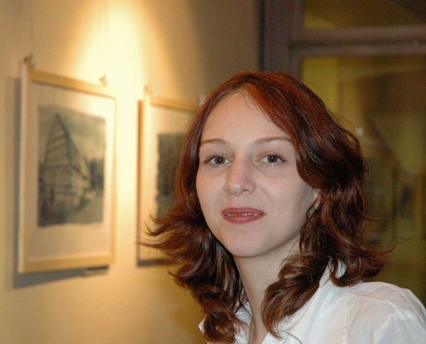 Doreen Gadenne † bei der Ausstellungseröffnung 2004